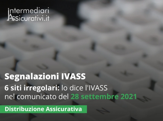 6 siti irregolari: lo dice l'IVASS